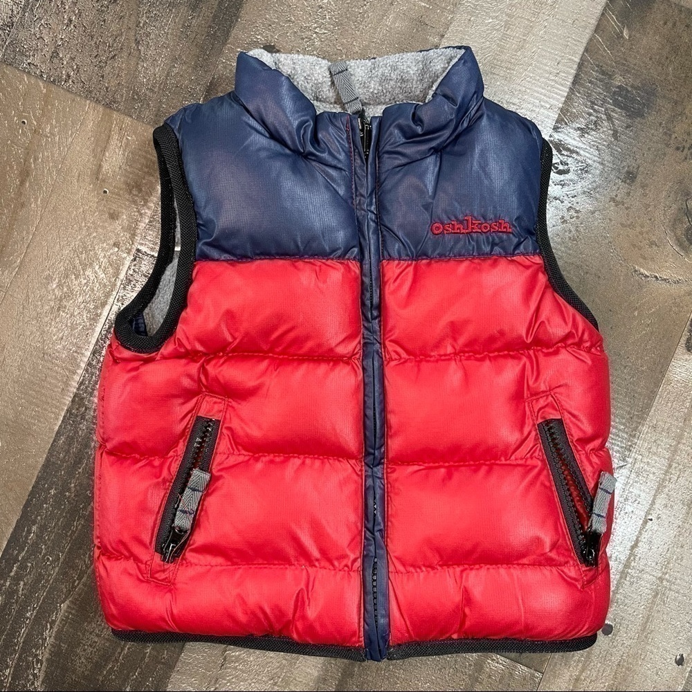 Oshkosh Reversible Puffer Vest size 18 months